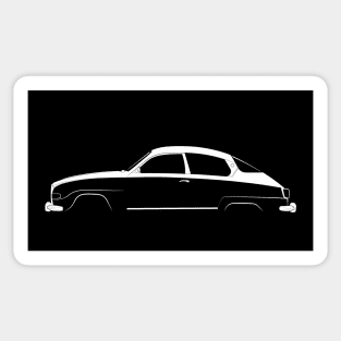 Saab 96 V4 Silhouette Sticker